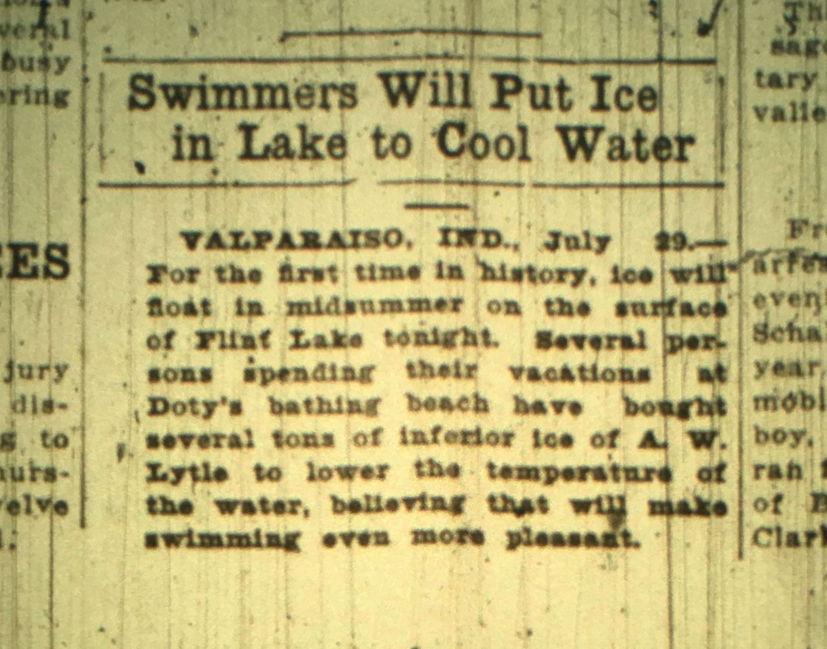 1916 heat wave